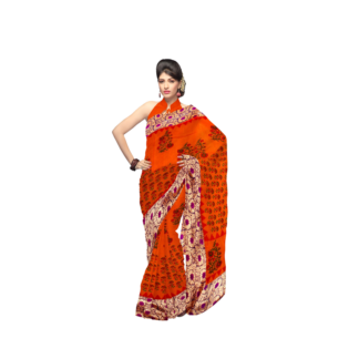 Red Women Saree